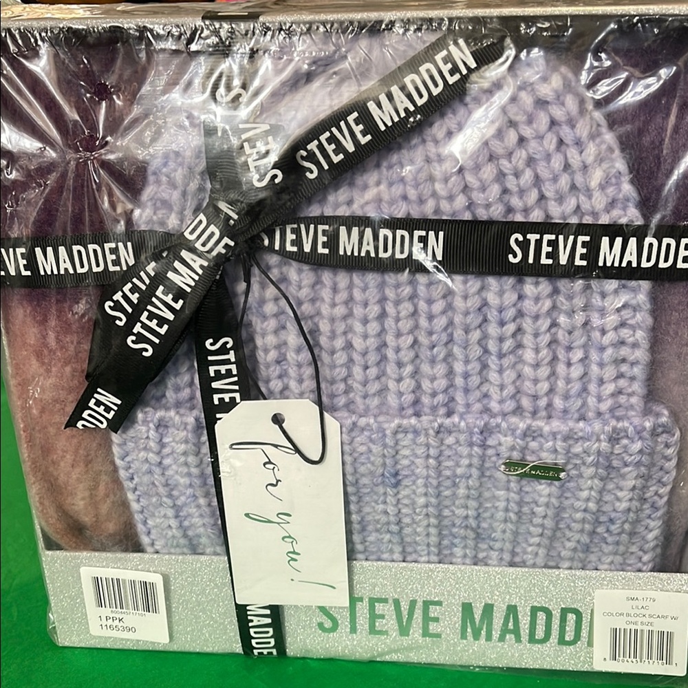 Steve Madden Lavender Knit Beanie